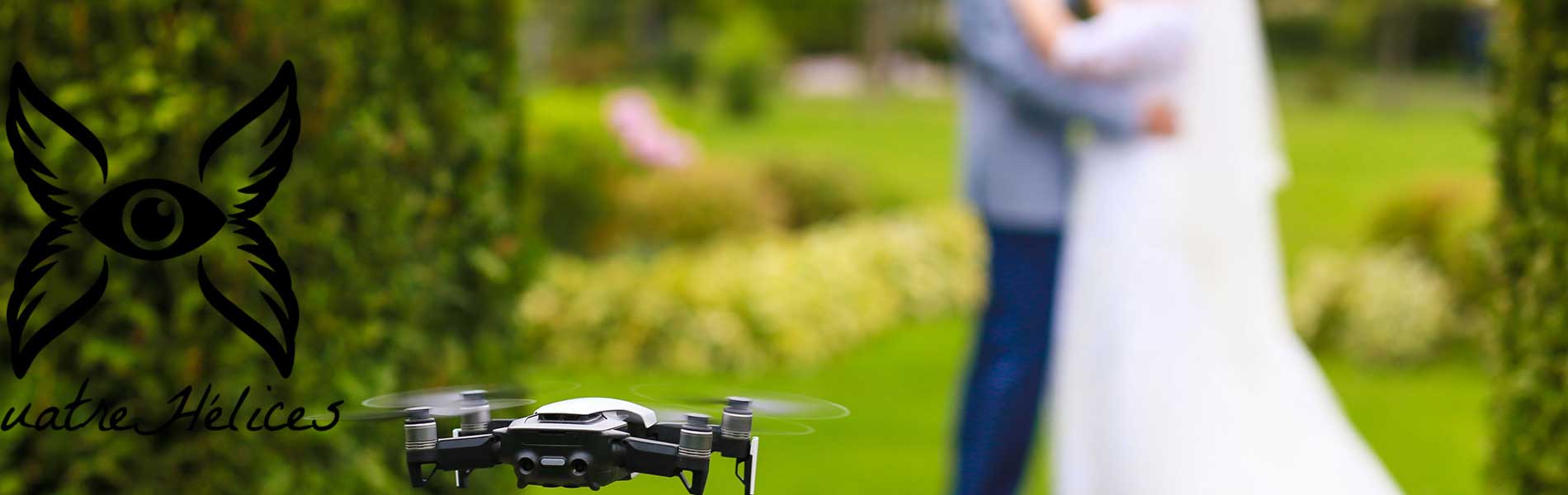 Photo mariage drone