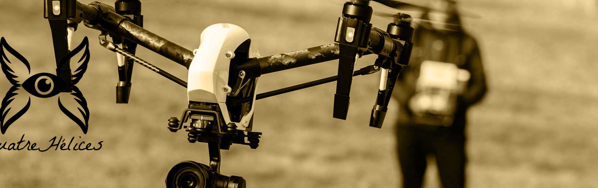Drone professionnel mariage