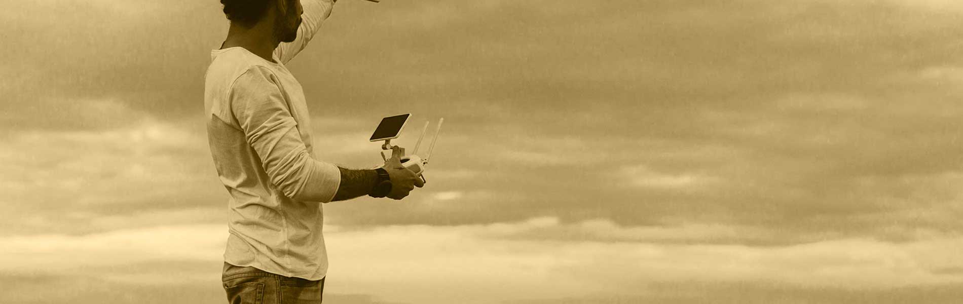 Drone professionnel mariage