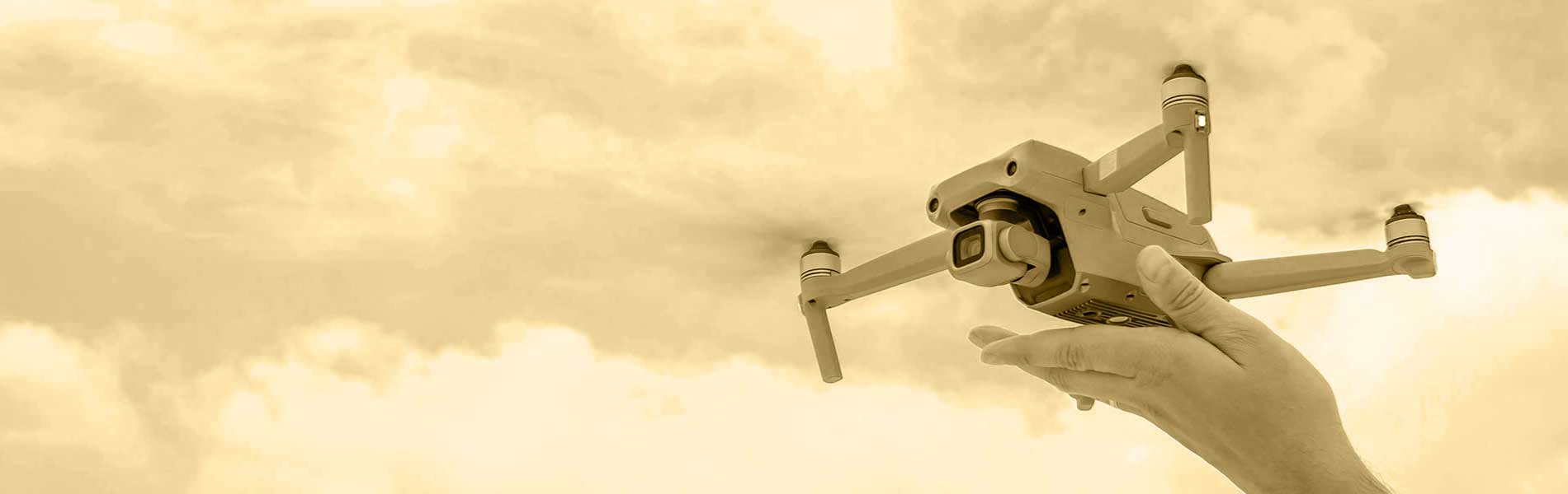 Mariage filmé par drone