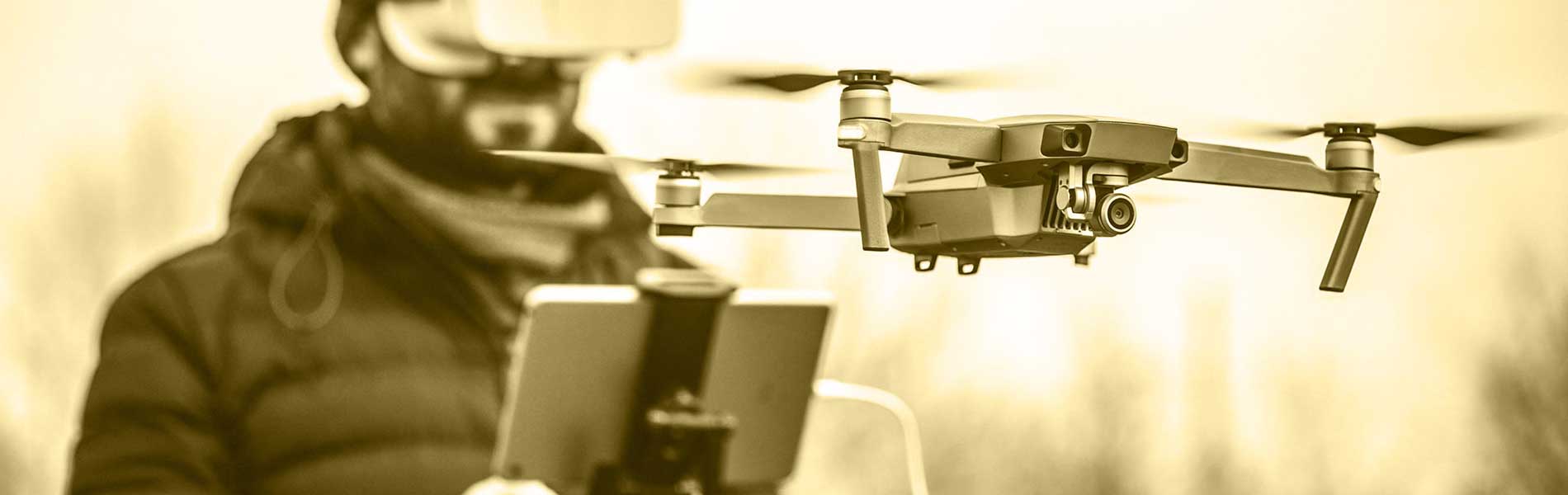 Mariage filmé par drone