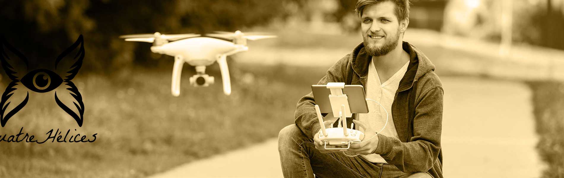 Drone professionnel mariage