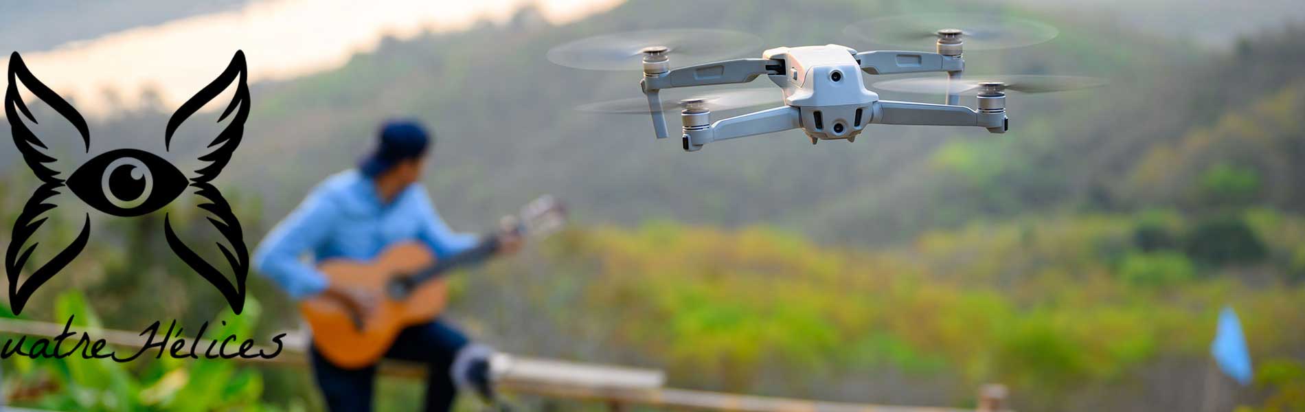 Film drone mariage