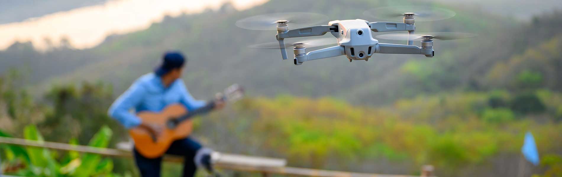 Photo mariage drone