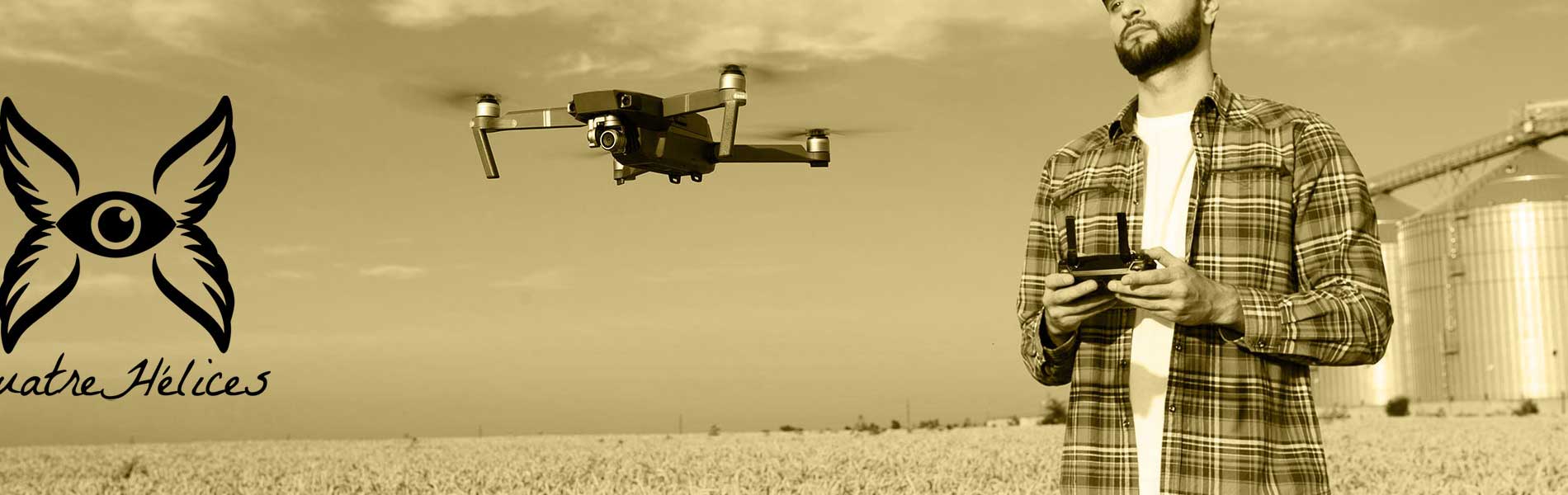 Mariage filmé par drone