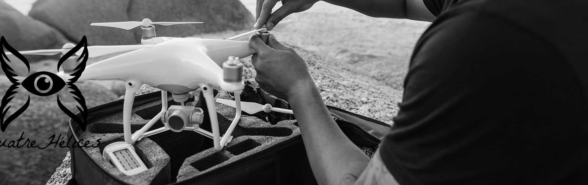 Mariage filmé par drone
