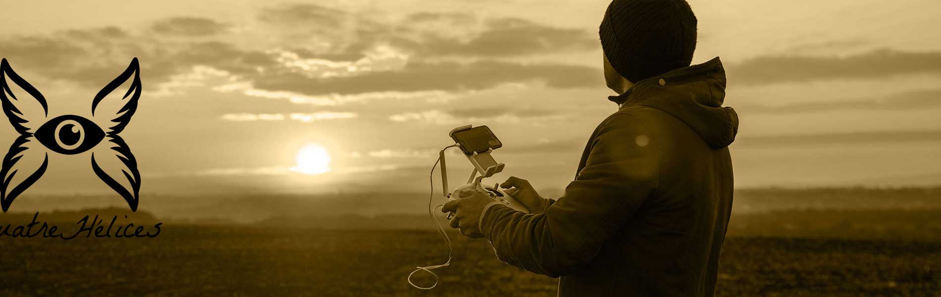 Video drone mariage