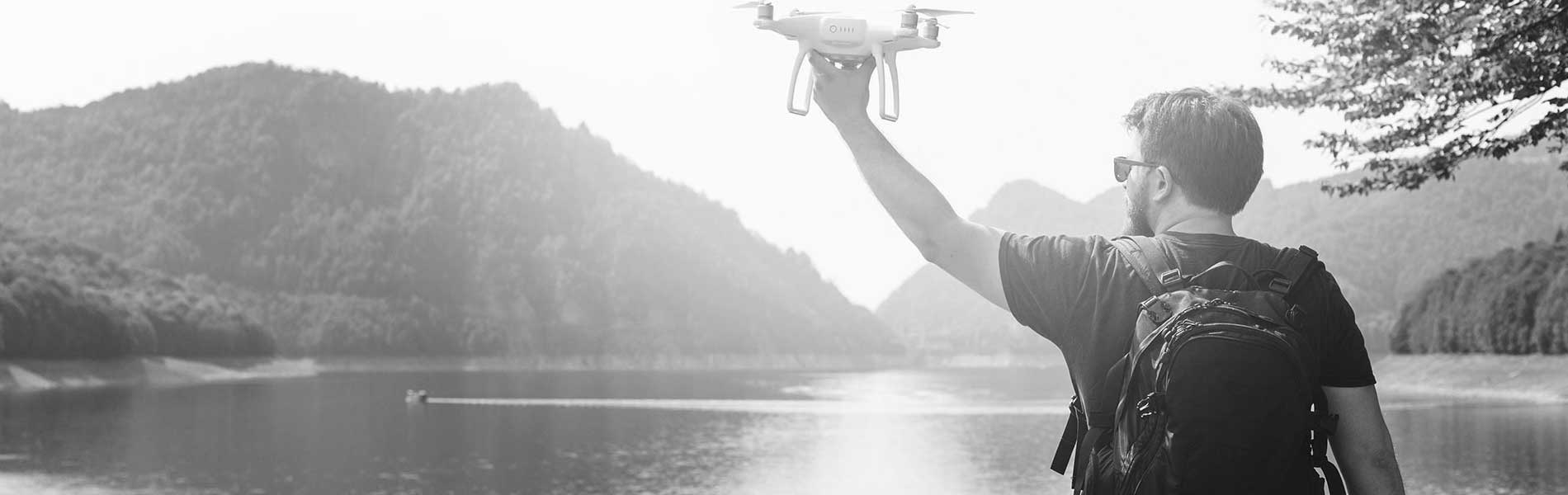 Mariage filmé par drone