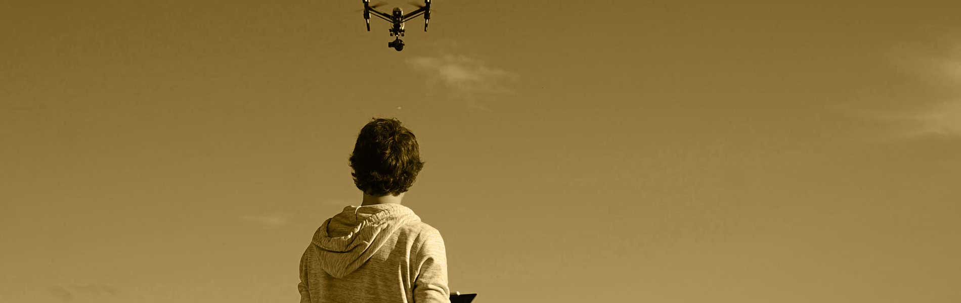 Mariage filmé par drone