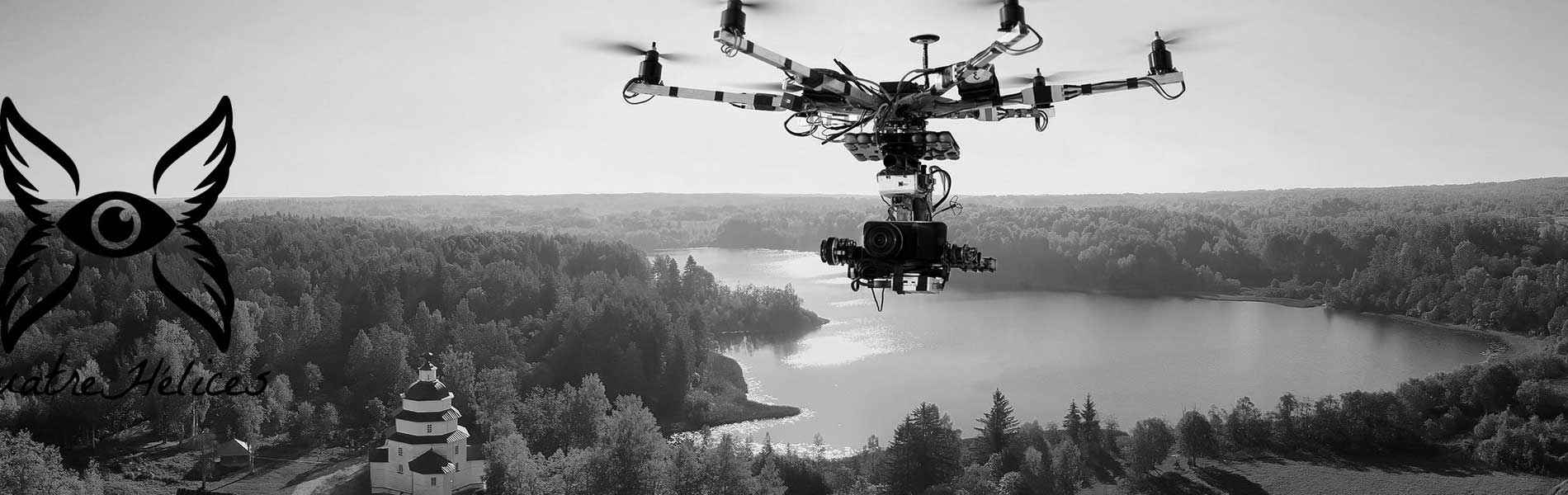 Mariage filmé par drone