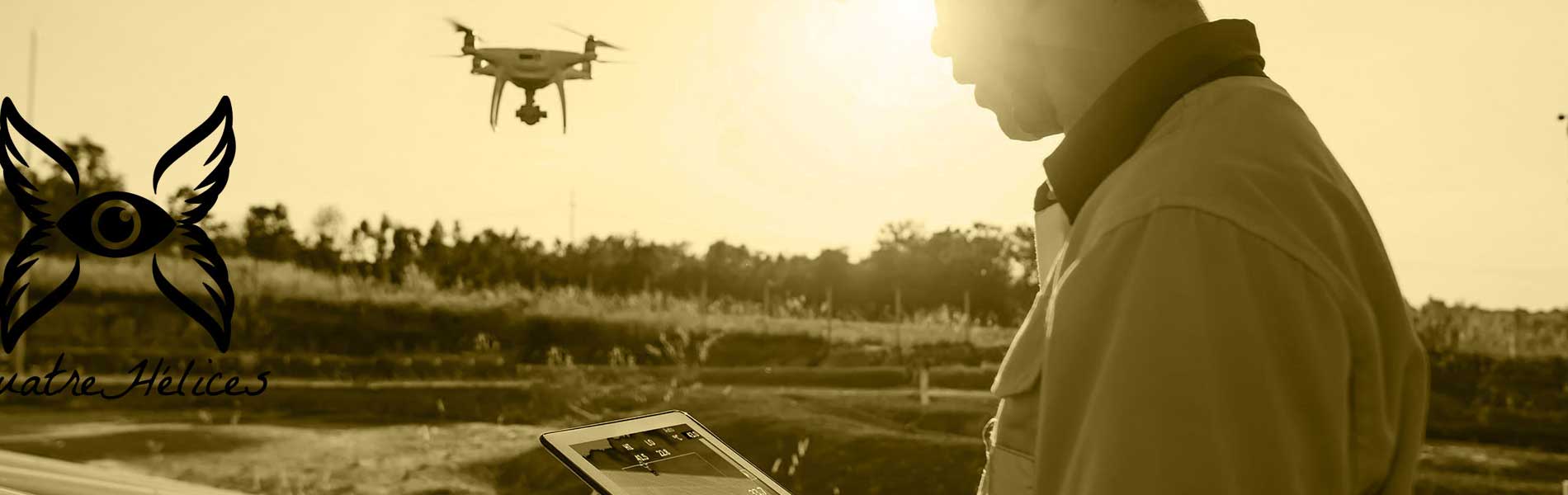 Drone+pilote