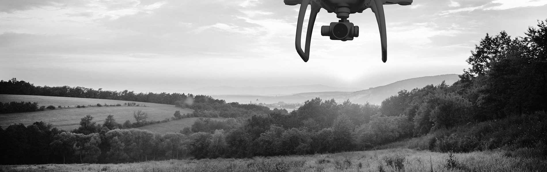 Vue du ciel drone