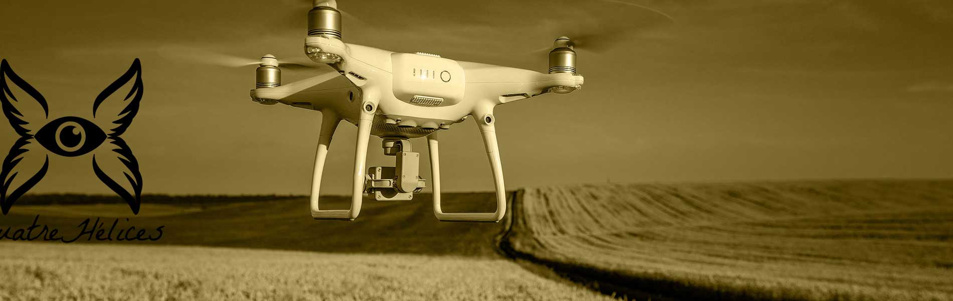 Vue du ciel drone