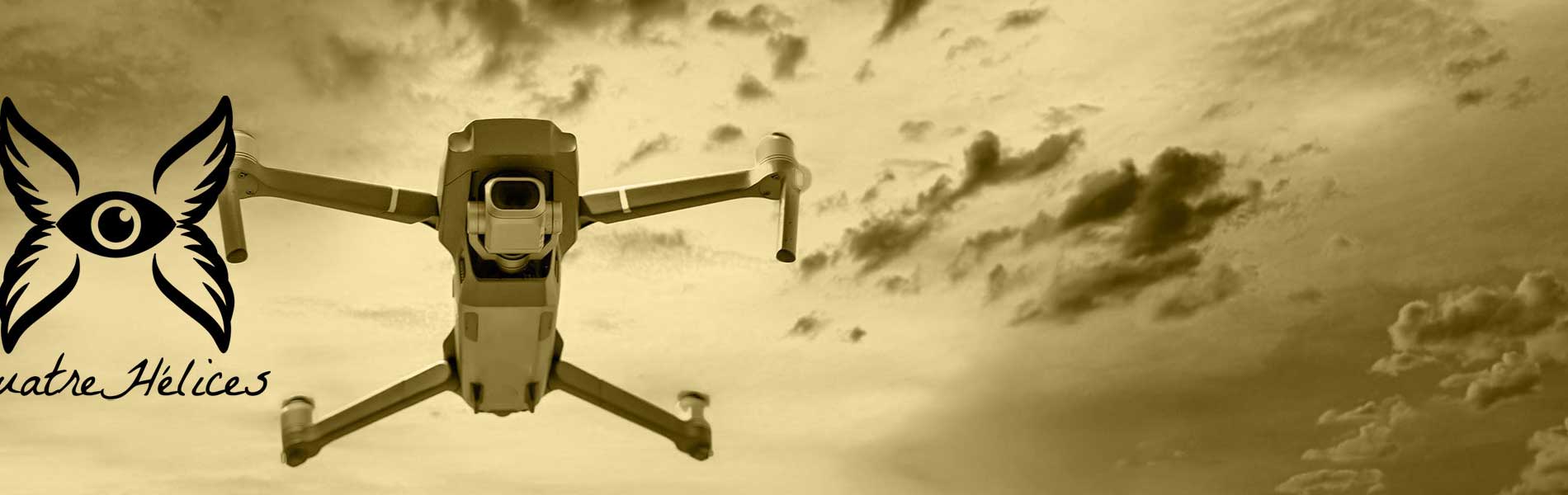 Vue du ciel drone