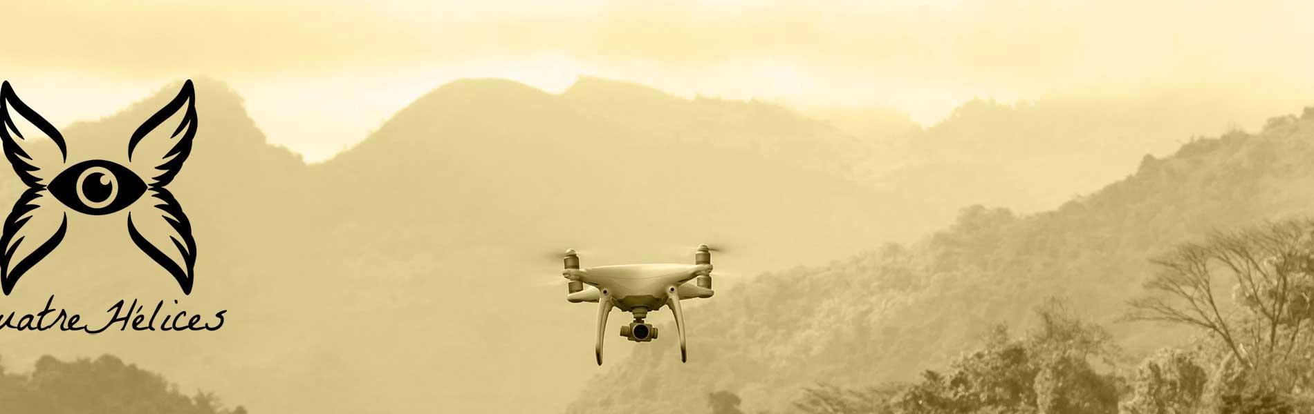 Vue du ciel drone