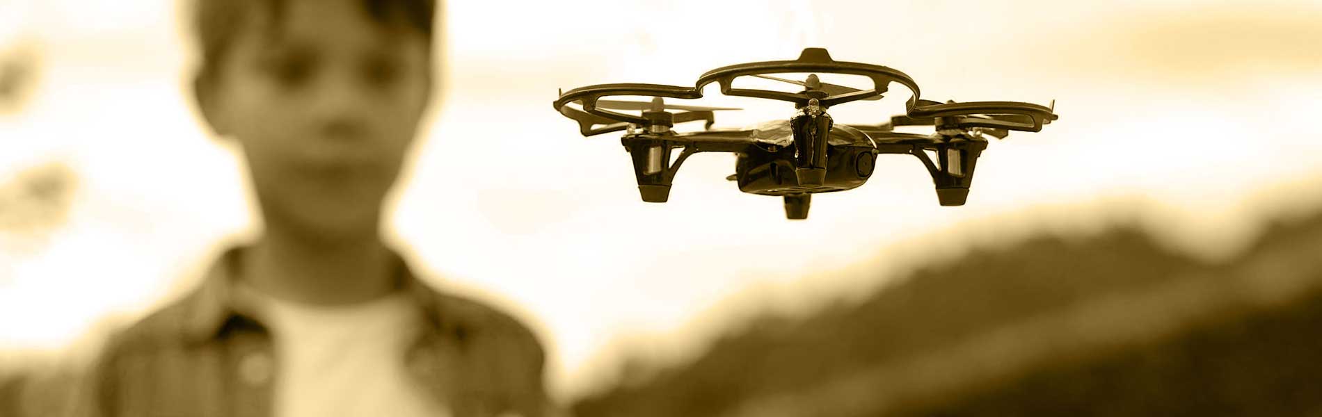 Vue du ciel drone