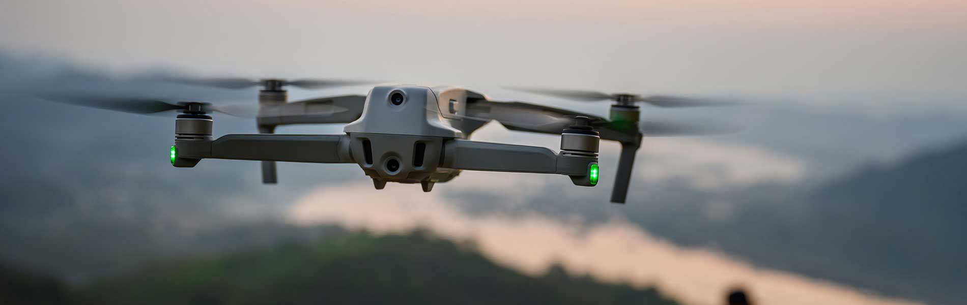 Vue du ciel drone