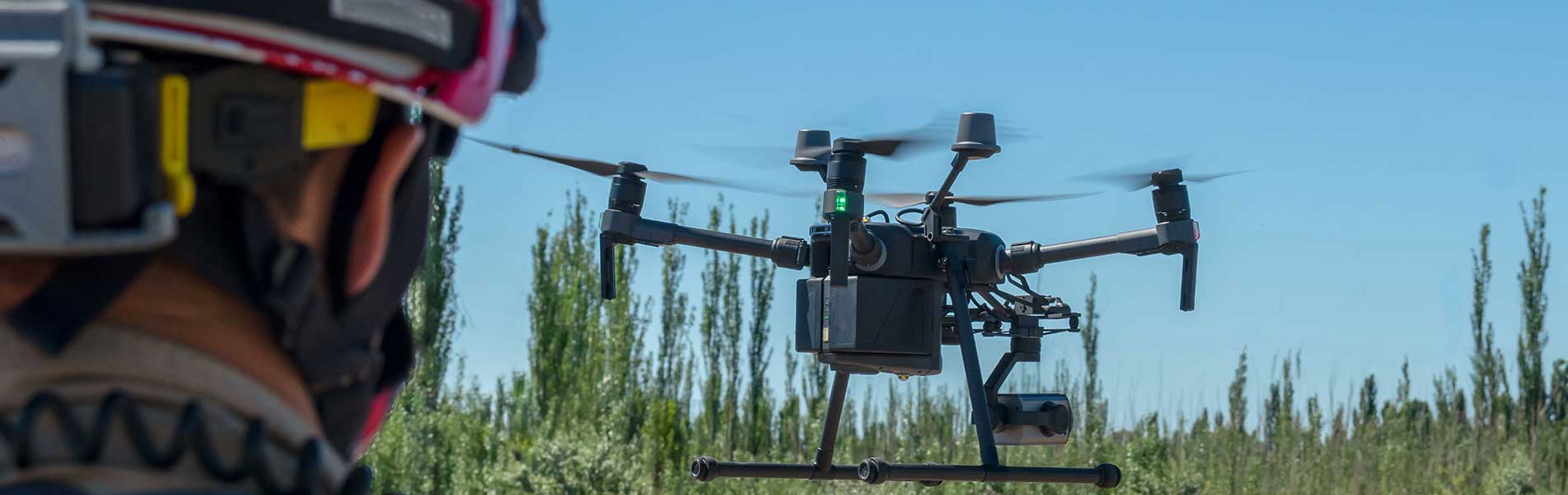 Vue du ciel drone