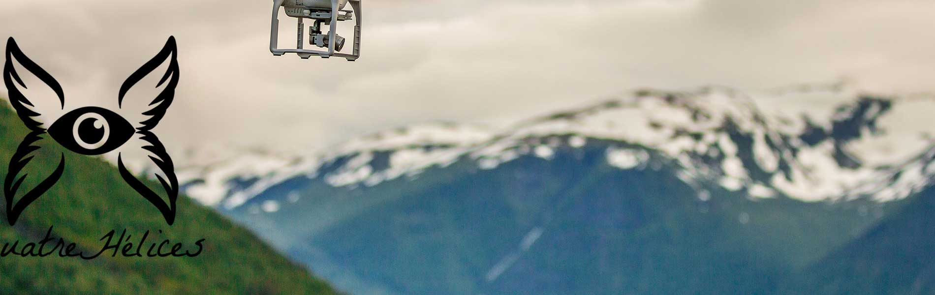 Vue du ciel drone