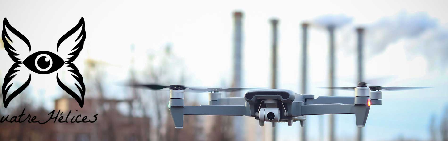 Vue du ciel drone