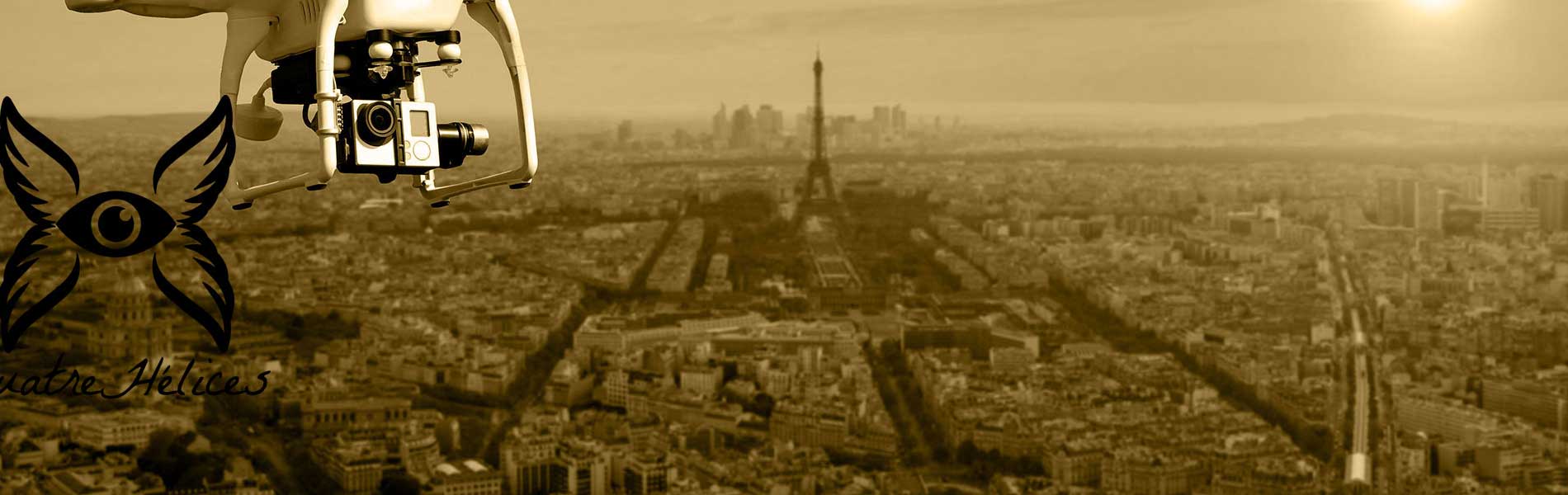 Vue du ciel drone