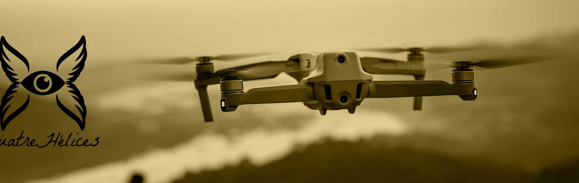 Vue du ciel drone