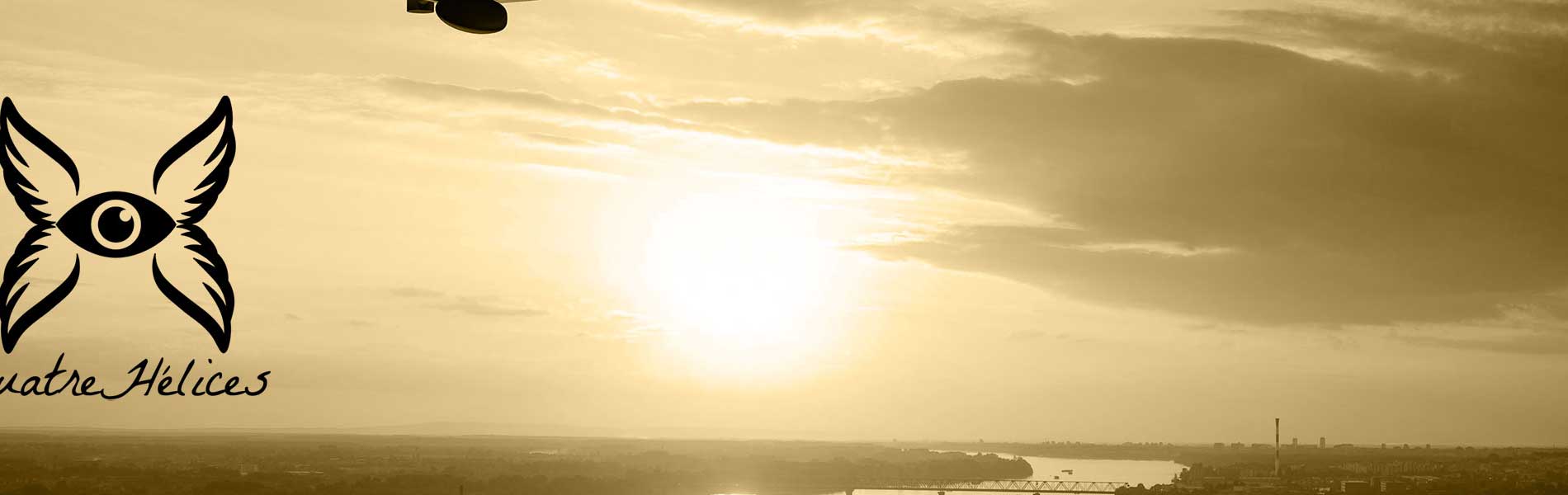Vue du ciel drone