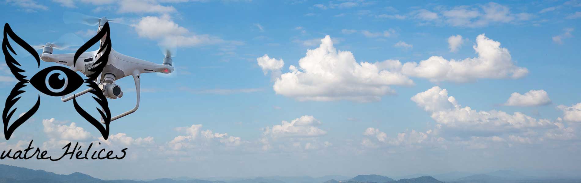 Vue du ciel drone