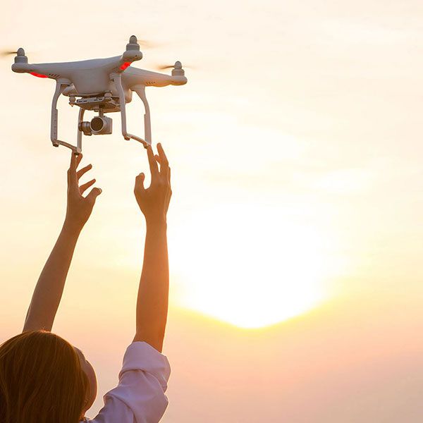 Drone surveillance chantier