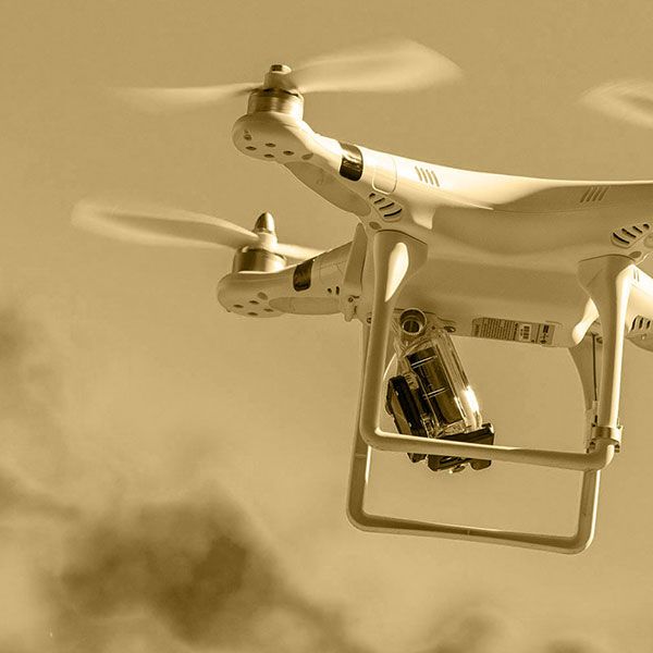 Drone surveillance chantier