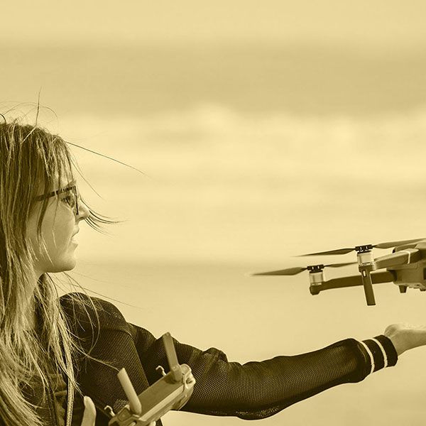 Drone surveillance chantier