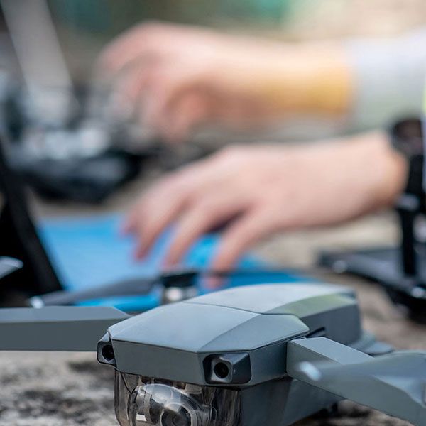 Drone suivi de chantier