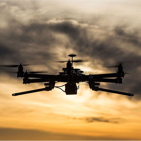 Drone surveillance chantier