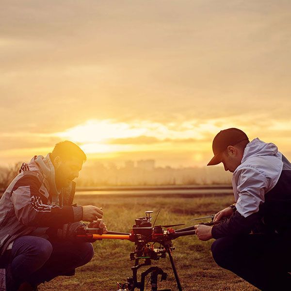 Photo chantier drone