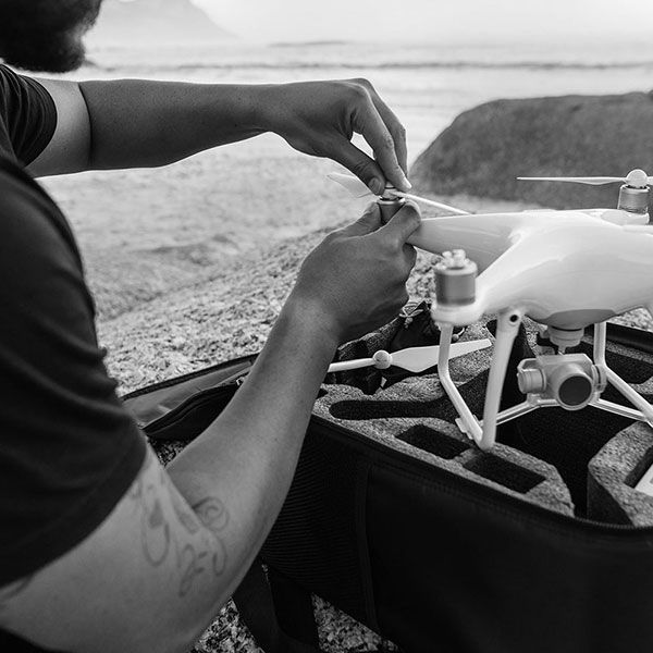 Suivi chantier drone