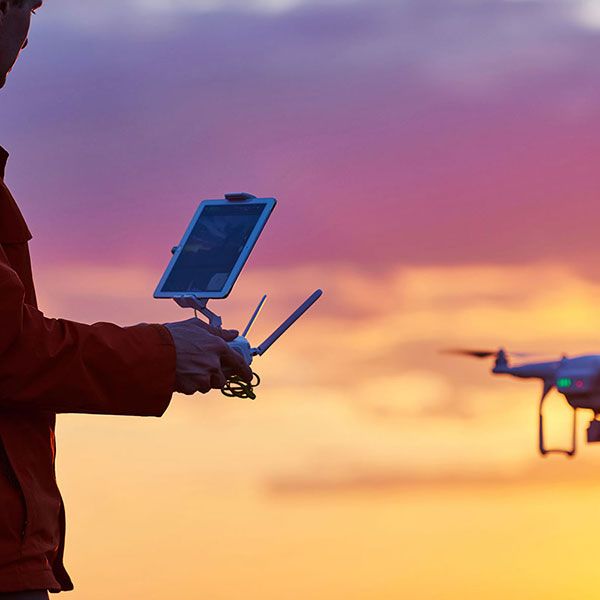 Suivi de chantier par drone