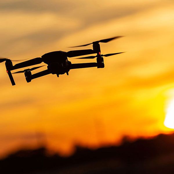 Drone surveillance chantier