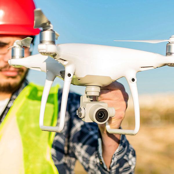 Drone surveillance chantier
