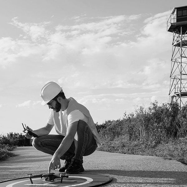 Photo chantier drone