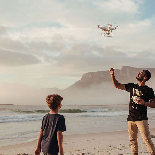 Drone surveillance chantier