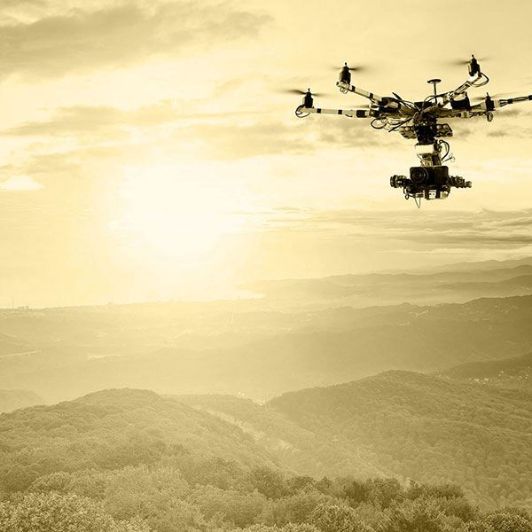 Drone surveillance chantier
