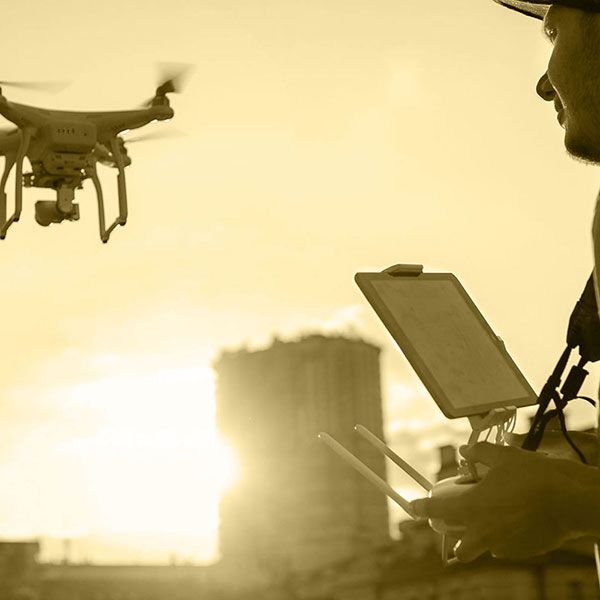 Drone suivi de chantier