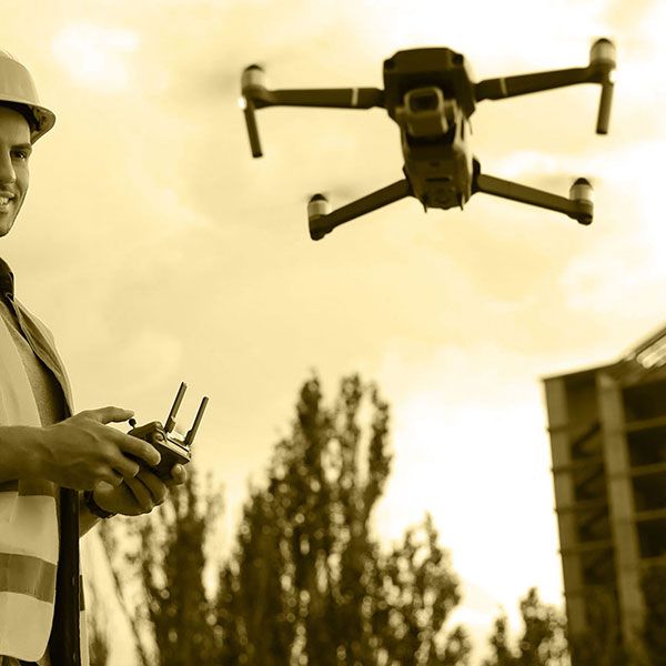 Photo chantier drone