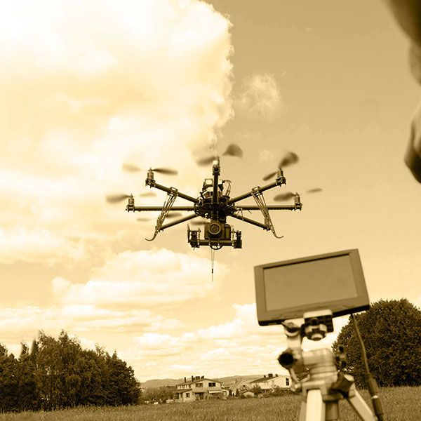 Drone suivi de chantier