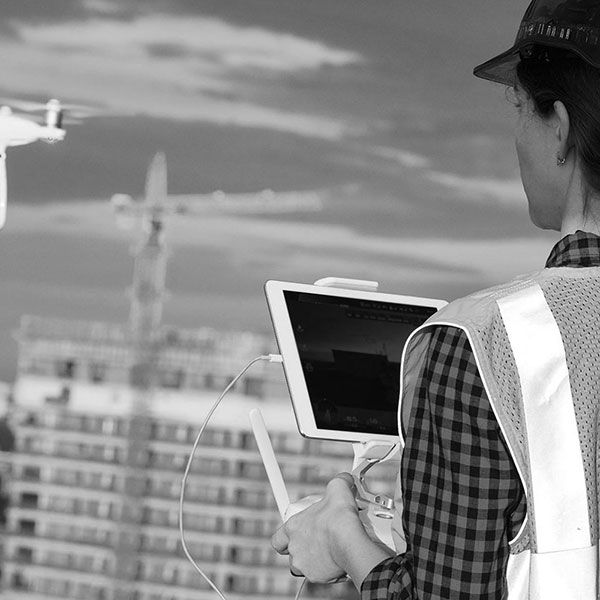 Photo chantier drone