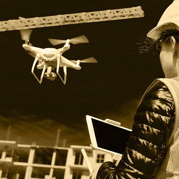 Photo chantier drone