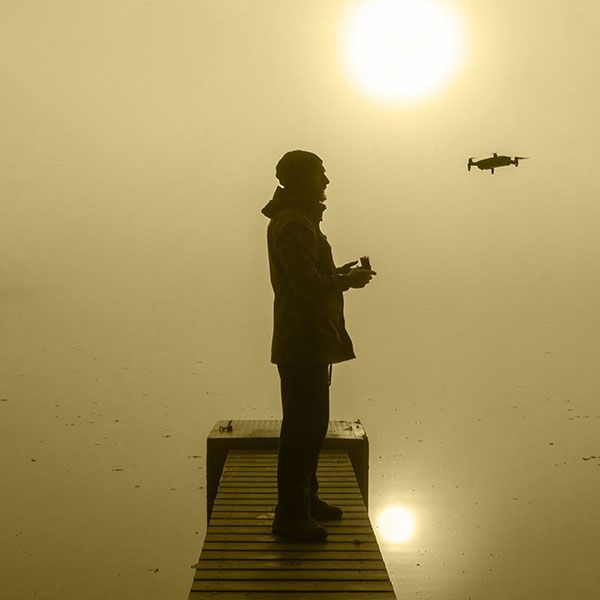 Suivi de chantier par drone