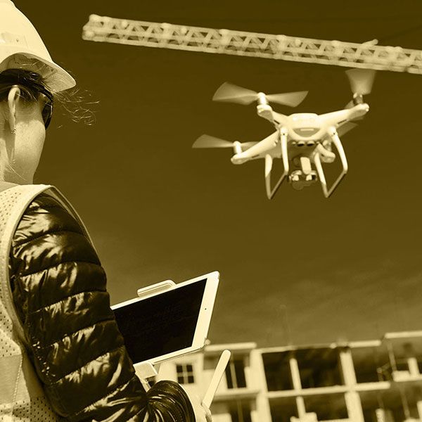 Suivi de chantier par drone