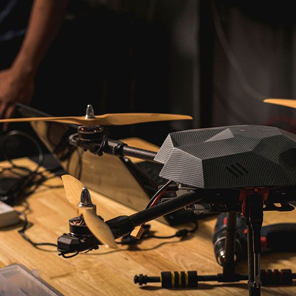 Suivi de chantier par drone