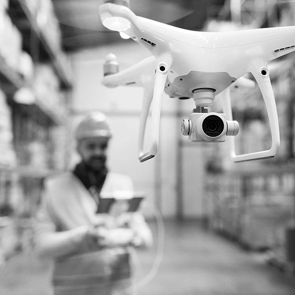 Time lapse chantier drone